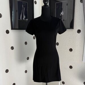 Reformation Black Mini Dress